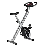 Ultrasport F-Bike, Entrenador bicicleta, Bicicleta fitness Ordenador entrenamiento LCD, Bicicleta...