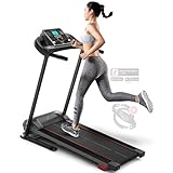 Sportstech - F10 Cinta de Correr Plegable, 1HP Profesional Cinta de Correr con 3 Niveles de...